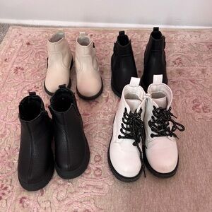 4 Pairs of Toddler Girls Boots